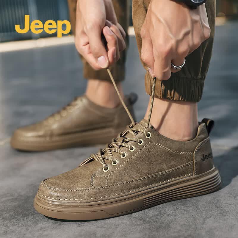 Jeep Men's Leather Casual & Work Shoes