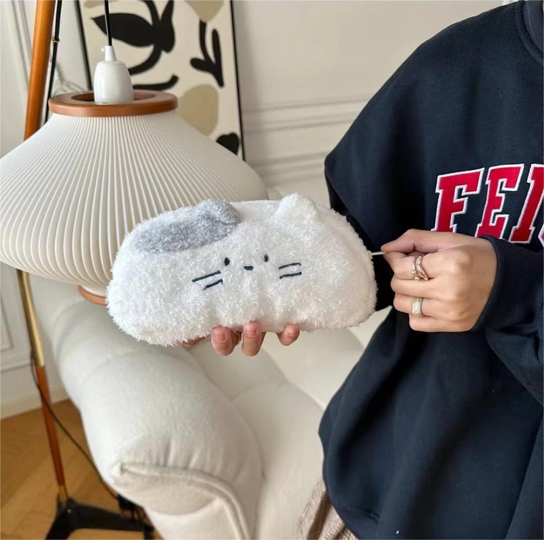 

ins ветер милый плюшевый пенал нишевый не сталкивается, вместительный пенал для канцелярских товаров, студенческий пенал высокой ценности