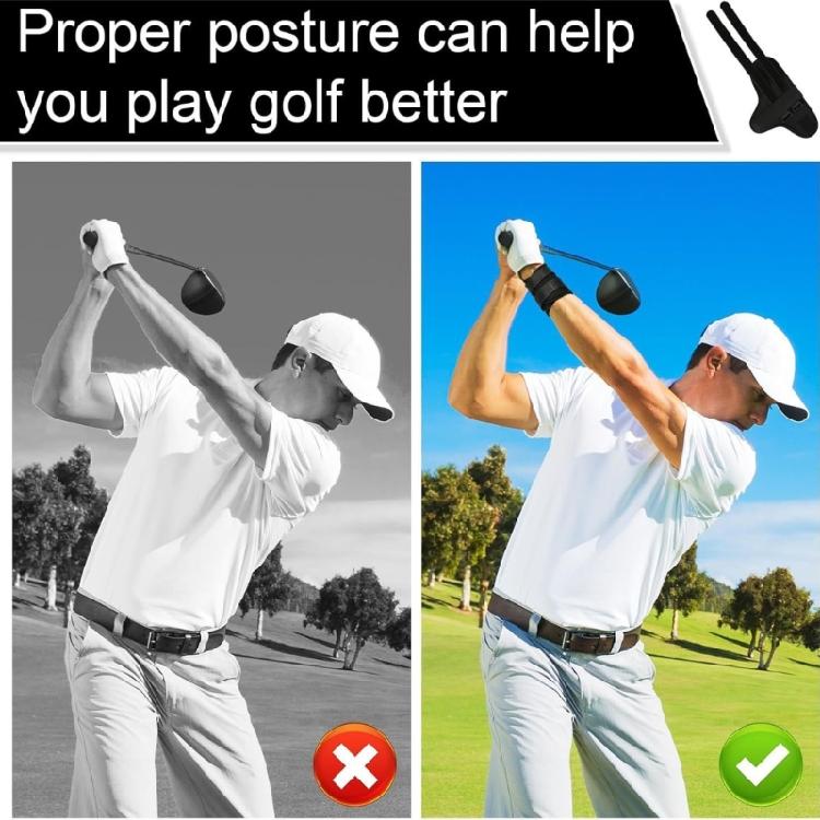 Golf Swing Trainer Beginner Postures Corrector Adjustable Wrist Trainer Elbow Brace Golf Training Tool Easy to Use