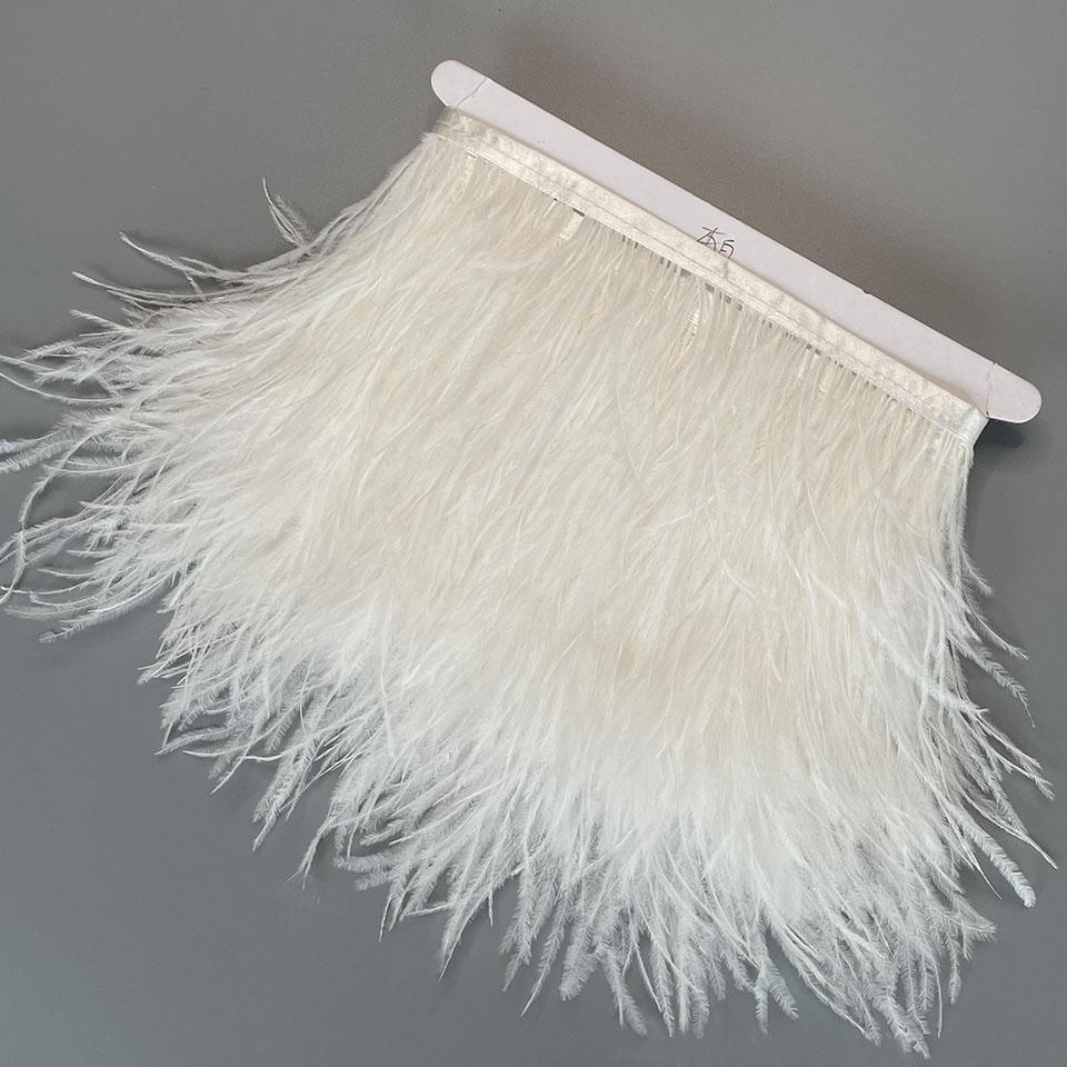 FeatherOstrich Feathers Trim 10 Meter 13-18 CM Feather Plumes Ribbon Selvage For DIY Wedding Dress Decoration Crafts Accessories