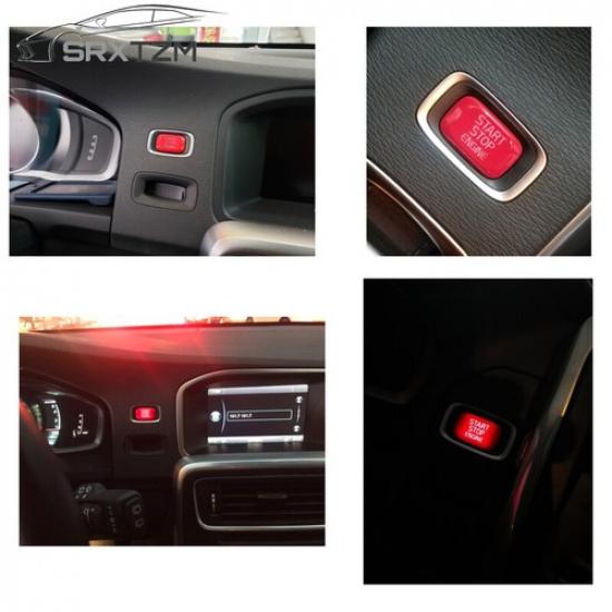 1pcs Car Engine Start Button trim Cover For Volvo V40 V60 S60 XC60 S80 v50 XC70