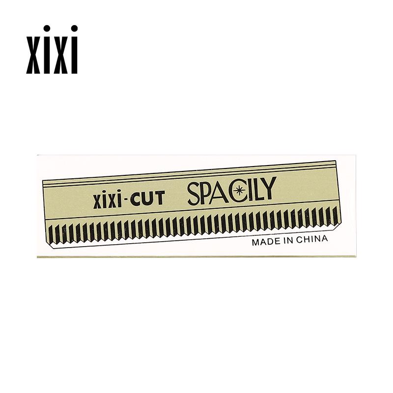 xixi Stainless Steel Wavy Eyebrow Razor - Disposable Trimmer for Permanent Makeup