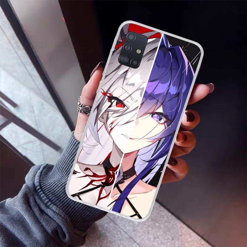 Honkai Star Rail Acheron Phone Case For Samsung Galaxy A52 A51 A50S A32 A22 A12 A02S A72 A71 A31 A70 A30S Note 20 Ultra 10 Plus