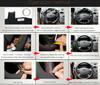 Hand Stitched Leather Steering Wheel Cover Non-Slip Durable Leather for DENZA D9 N9 N8L Z9GT Interior Accessories
