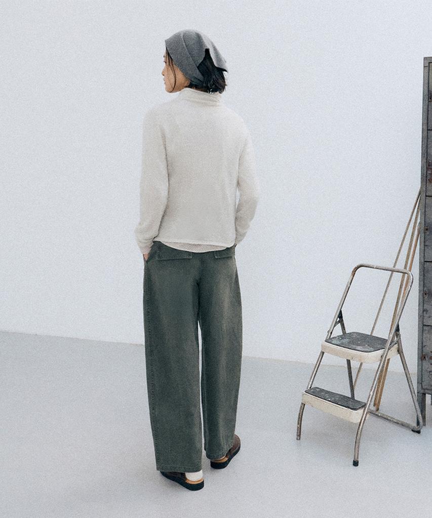 Monokeulom Dew Wholegarment Pullover (Ivory)
