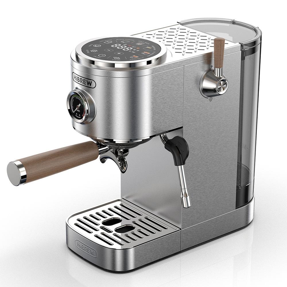 HiBREW H13 Dual Boiler Espresso Machine With Touchscreen,Multi-Functional Brewing and Hot/Cold Extraction,20 Bar
