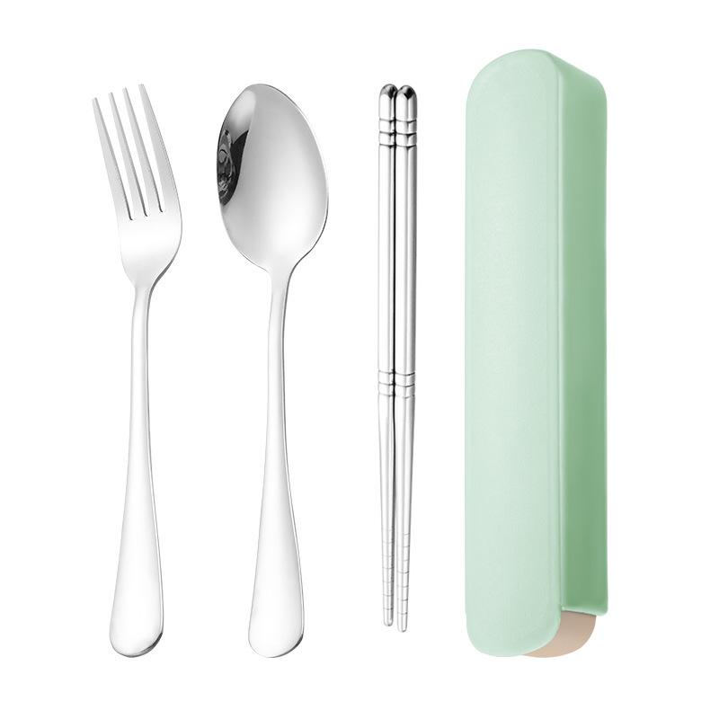 304 Stainless Steel Cutlery Set: Custom Logo Chopsticks, Spoon & Fork for Events