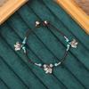 Ethnisches Retro Nepalesisches Tibetisches Handgewebtes Türkis Perlen Damenarmband