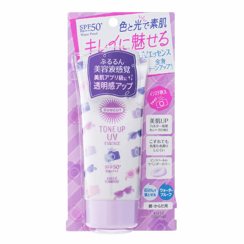 KOSE Suncut Tone Up UV Essence SPA50+ PA++++ 80g Cream