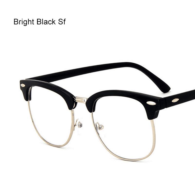 Anti-radiation Optical  Eyeglasses Stylish Computer Glasses Classic Browline Frame Retro Glasses Anti-blue Light Unisex