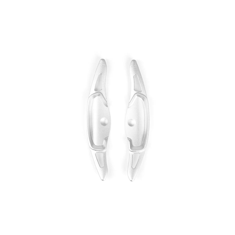 For Genesis G80 -2024 Sport Version Aluminum Alloy Real Carbon Fiber Steering Wheel Shifter Paddle Cover Trim Accessories