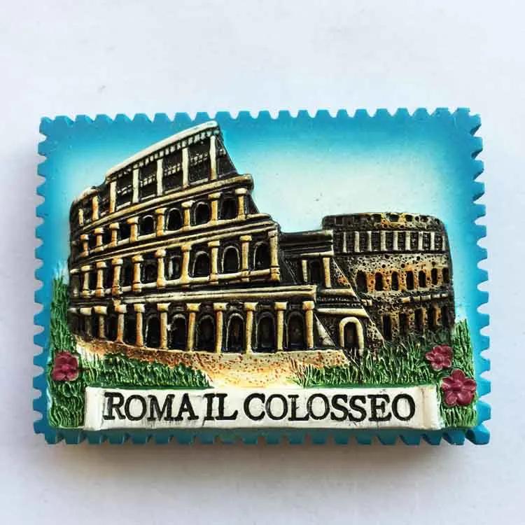Italie Fridge Magnets Italy Rome Sicilia Siena Florence Colosseo Tourism Refrigerator Magnets Souvenir Home Kitchen Decoration