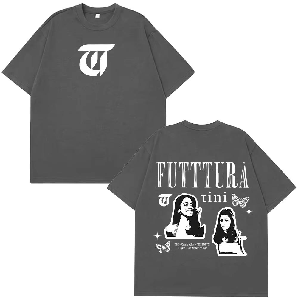 Inger TINI STOESSEL Futtura Album 2026 Merch Tshirt Men Women Fashion Tees Cotton Casual Vintage Short Sleeves Top