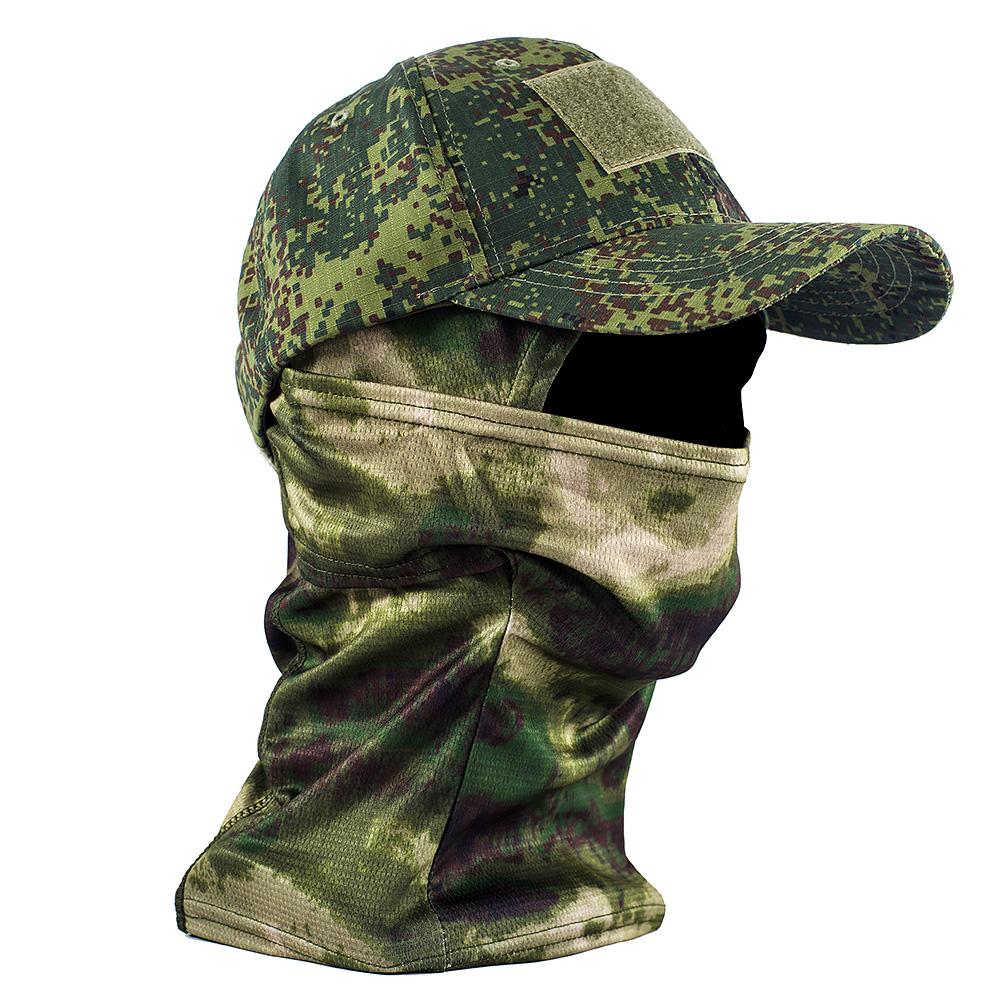 Russian Tactical Camouflage Mask Hat Baseball Cap Beanies Military Army Skullies Unisex Hip Hop Knitted Cap Elastic Outdoor Cap