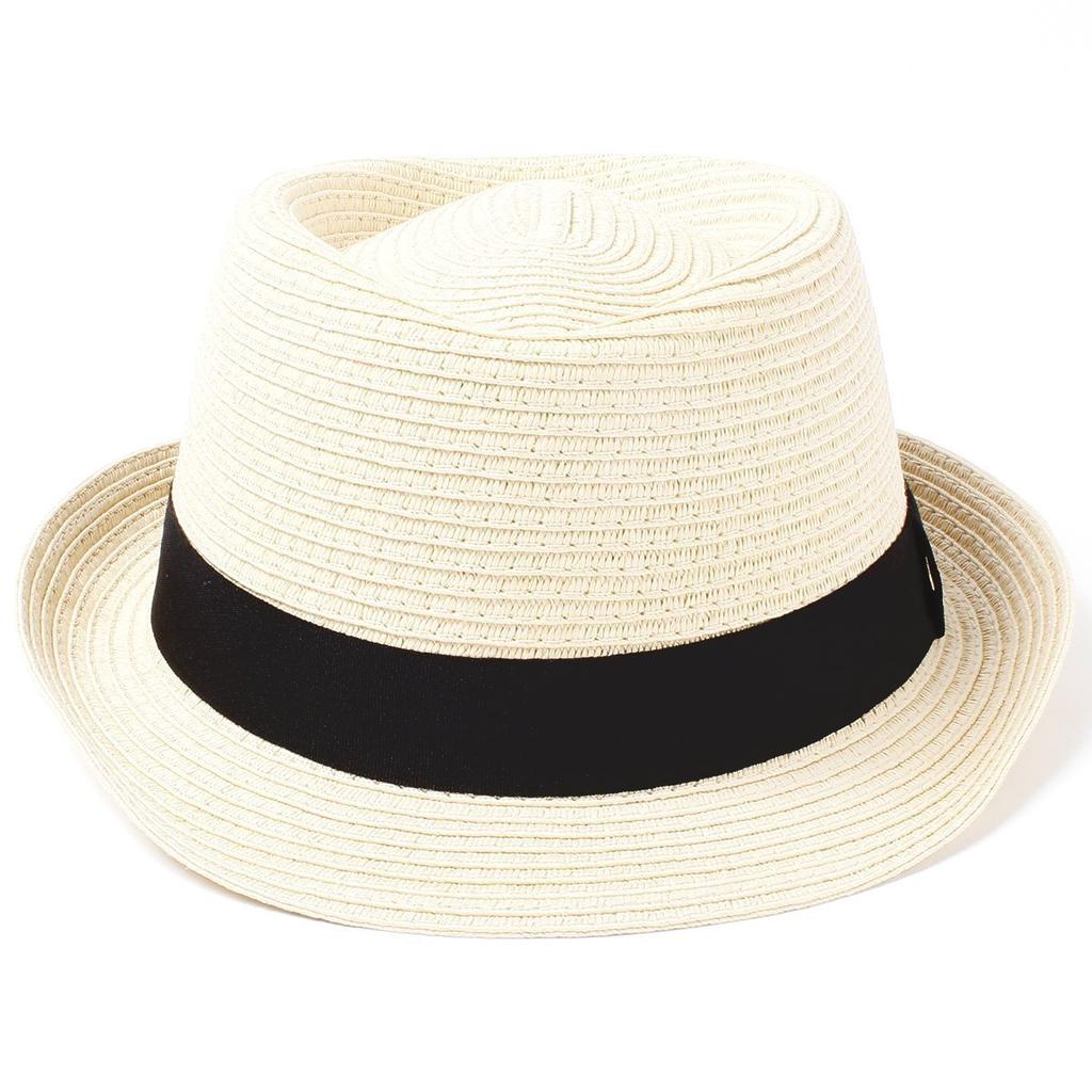 Basic Enchi Short Brim One Size Fits Brown Hat, 57cm-59cm, All, Men's,