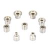 9Pcs Replacement Diamond Microdermabrasion Dermabrasion Tips Stainless Steel Filter Set