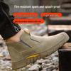 Chaussures de Soudure Anti-Écrasement à Embout Acier pour Homme - Légères, Respirantes, Anti-Odeurs, Résistantes à l'Usure, Semelle Souple et Anti-Perforation.