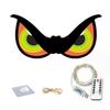 Halloween LED Eye Light Decoration Large Wooden Glowing Flashing Eye Light with 8 Color Modes for Bushes Trees Windows Yard Halloween Decor