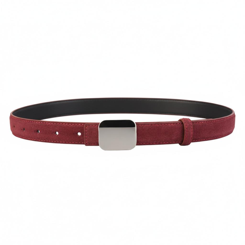 

Leather Belt For Casual And Office Wear With Classic Pin Buckle For Women