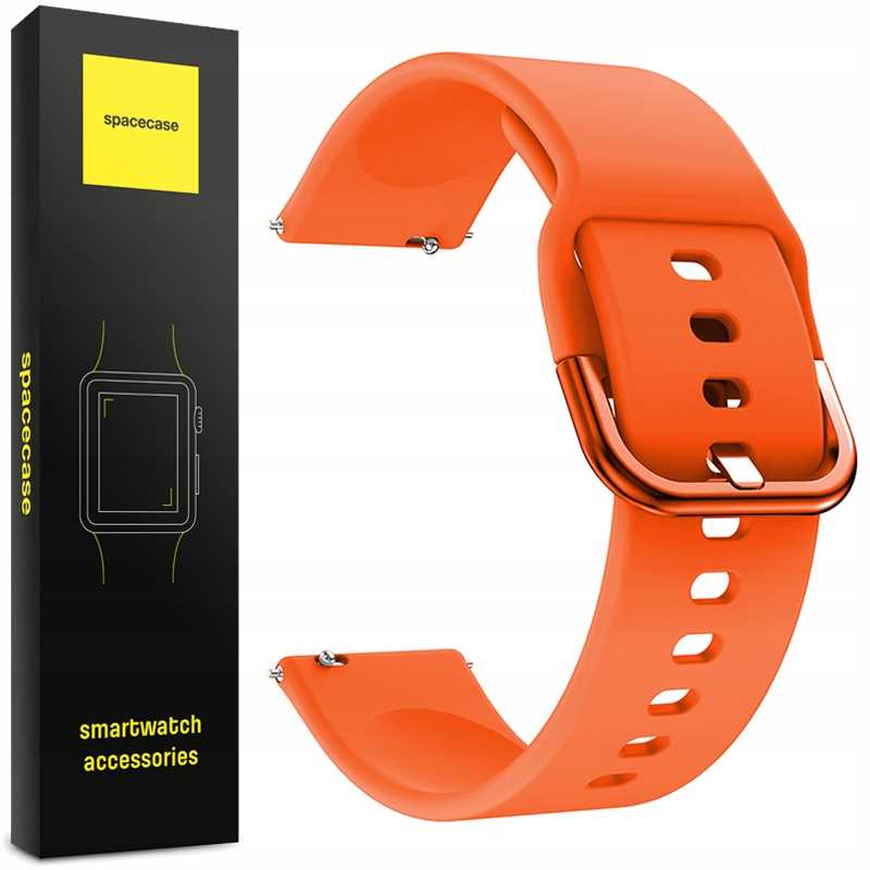 Sc Silicone Band 20Mm Orange