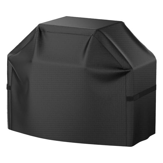 

Водонепроницаемый чехол для гриля-барбекю с регулируемой лентой-застежкой, устойчивый к УФ-излучению, ткань Оксфорд, пылезащитный чехол для газового гриля L чёрный