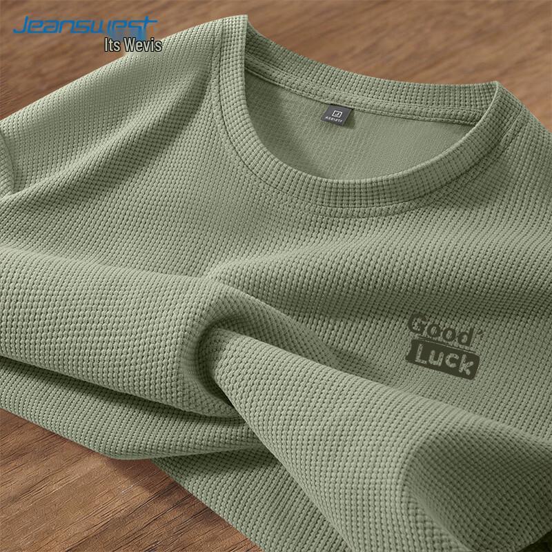 

Jeanswest Men s Waffle Knit Long-Sleeve T-Shirt 3XL