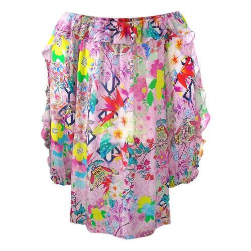 Inoa Womens/Ladies Rosetto Gardenia Boho Blouse