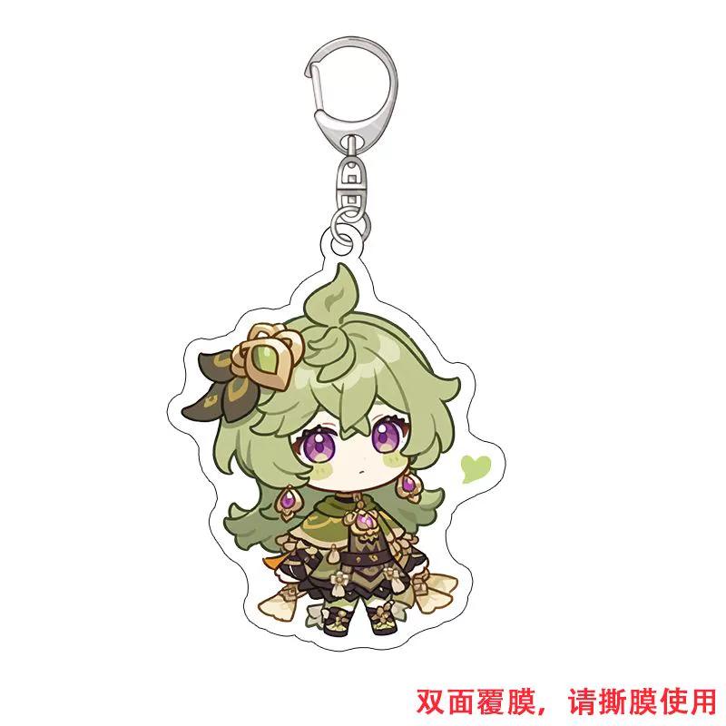 

Genshin Impact Surrounding акриловый брелок подвеска Q версия Mandrill 77 Cloud Naxi Da Pimeng школьная сумка двухсторонний кулон
