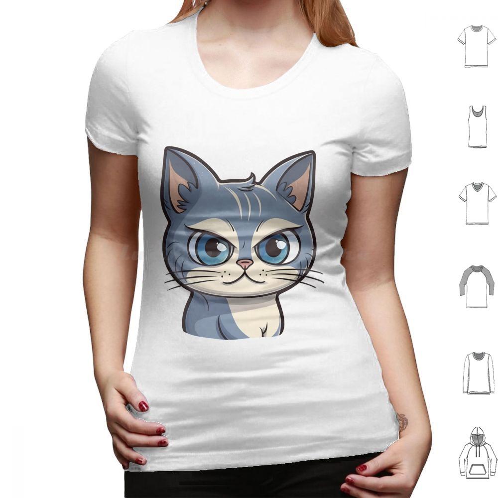 Cutie Kitty T Shirt Men Women Kids 6xl Cat Cute Cat Illustration Cartoony Cat Design Meowing Cat Art Playful Cat Drawing