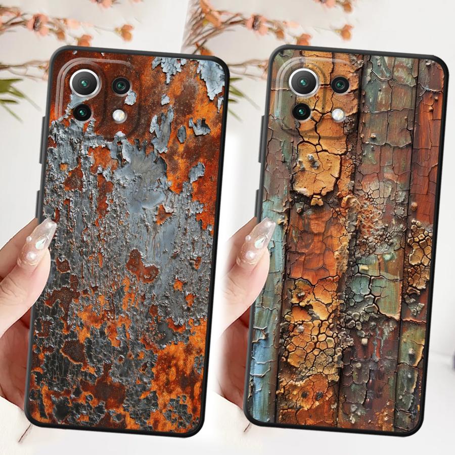 Retro Rust Case for Xiaomi Mi 12X 12 11 13 Lite 12T Pro 14 11T 10T Funda Phone Cover