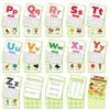 30-Card Alphabet & CVC Flash Cards with Tracing Practice & Find- Educational Flashcards for Preschool
