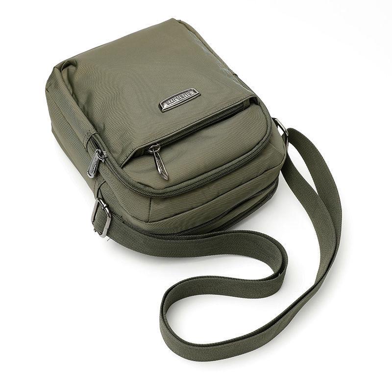 Pánská trendy 2025 Oxford látková crossbody a taška přes rameno - Ležérní malý plátěný batoh