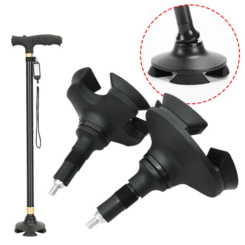 Non-Slip Crutch Tips Walking Cane Foot Covers For Elderly Stability Trekking Pole Protector Hiking Stick End Caps Cane