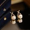 Earstuds, Feminine Temperament, Niche, Versatile, Simple, Exquisite Earrings, High-end, Fashionable Earrings, Earrings, Pendants