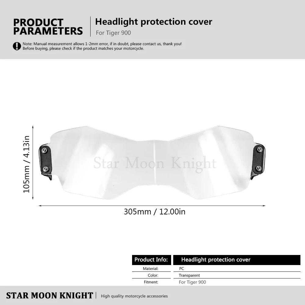 Motorcycle Headlight Guard Lens Cover Front light transparent protective cover For TIGER 900 For TIGER900 GT Pro RALLY 2020