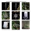 Acrylic Snowflake Glitter Ice Crystal Christmas Tree Ornaments