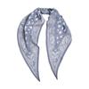 European and American classic long-staple cotton long scarf cashew headband headscarf silk scarf high-end square scarf light luxury minimalist
