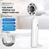 2025 Silent Mini USB Rechargeable Portable Handheld Air Cooling Fan Quiet Ice Compress Foldable English Bladeless Household