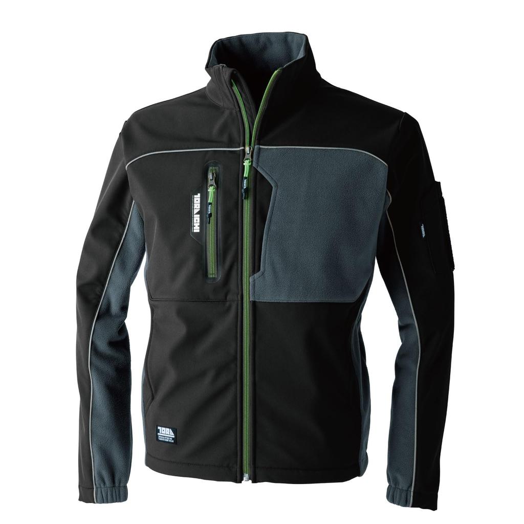 Toraichi Winter Blouson Stretch with Sticker Size 7940-129, Windproof, Warm, Outerwear, TORAICHI, Stylish, Pro-Uni [13. Black, L]