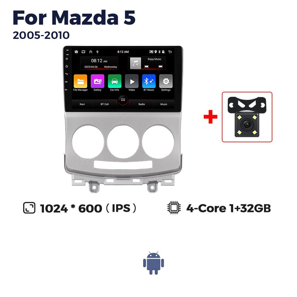 Navifly New Android Car Radio Multimedia Video Player For Mazda 5 2005-2010 GPS Navigation BT Carplay Auto 2Din Stereo Receiver