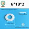 Thickened Nylon Plastic Flat Washer: Hard Plastic Gasket M2-M16