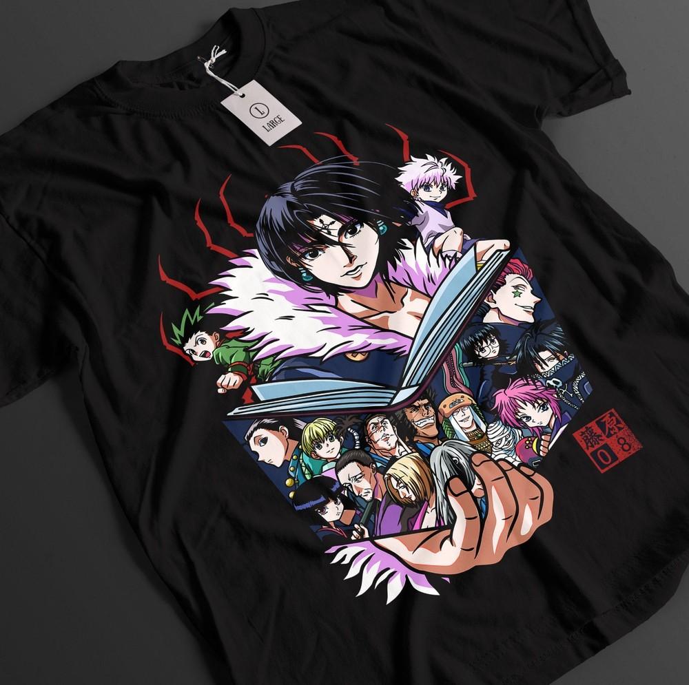 Hunter X Hunter Shirt Phantom Troupe T-Shirt Chrollo HxH Hisoka Anime Unisex Tee