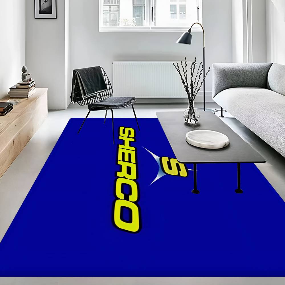 S-Sherco LOGO Room Mats Anti-slip Absorb Water Long Strip Cushion Bedroon Mat Household Carpets
