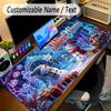 Winter Theme Personalized Mouse Pad Custom Name Text Non Slip Desk Pad For Laptop Office Desktop