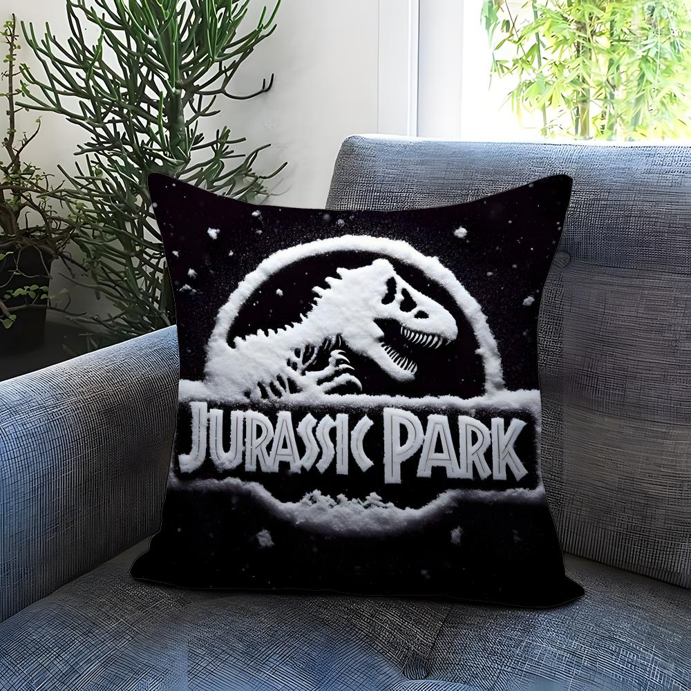 J-Jurassic W-World Movie Cushion Cover Comfortable Reversible Pillow Cover Ideal for Car Sofa Bedroom & Beyond