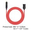 12V 24V Cigarette Lighter Power Extension Cable Male Plug To Female Socket 12Ft Cable Interior Plug To Socket for Tire Inflators