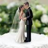 Plastic Bride And Groom Cake Top Couple Figure Wedding Cake Decoration For Engagements Reception Table Centerpieces