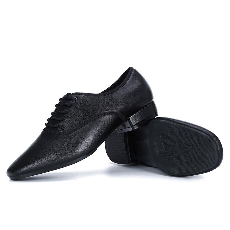 

2025 modern dance shoes men s ballroom dance soft-soled dance shoes men s adult Latin national standard square dance shoes 38