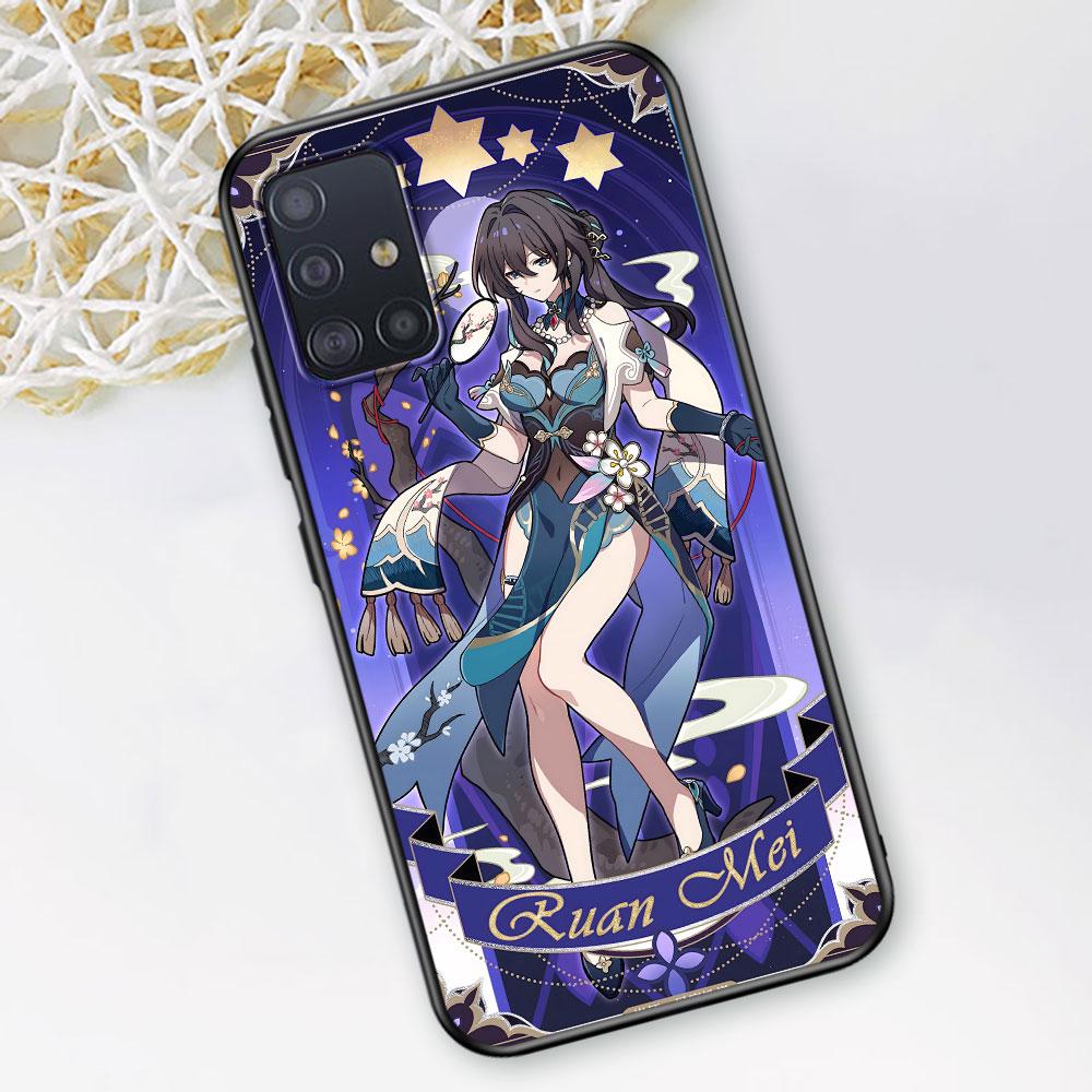 

Чехол Ruan Mei Star Rail для Samsung Galaxy A12 A54 A21s A31 A34 A52 A53 A13 A14 A32 A51 A22 A52s A24 A11, чехол из ТПУ для телефона Samsung A11