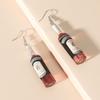 European & American Fashion Versatile Wine Bottle Earrings